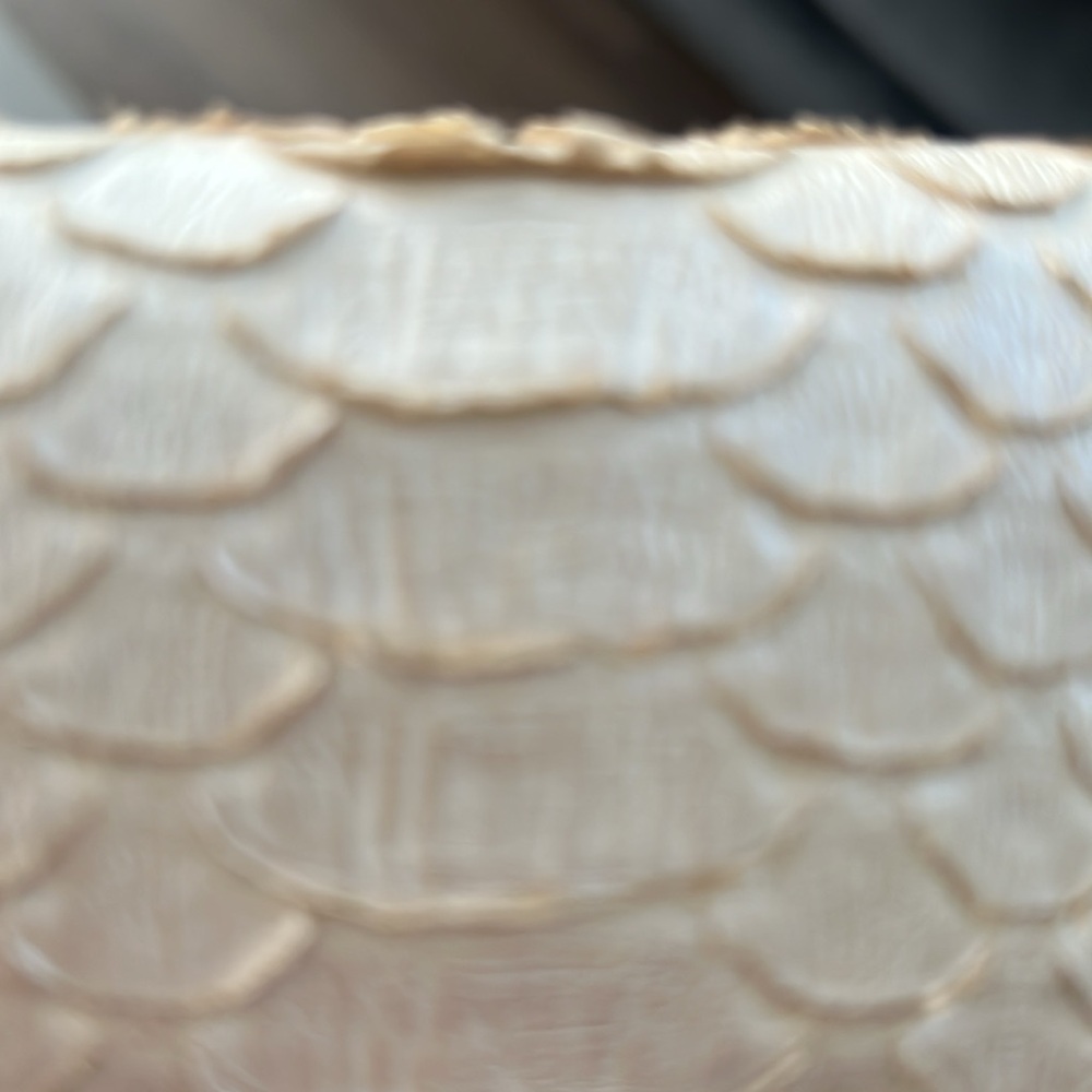 Kara Ross skin Clutch with Gold Hardware - Picture 10 of 14